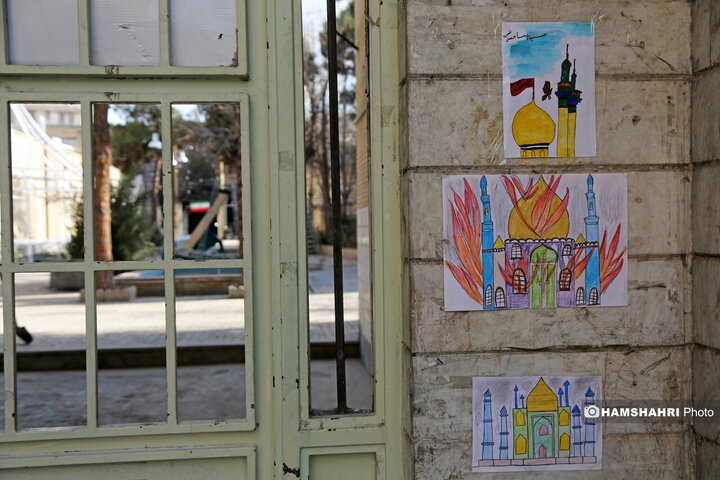 مساجد آتش زده توسط اغتشاشگران در تهرانپارس