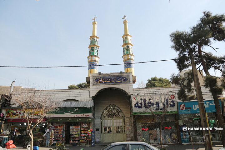 مساجد آتش زده توسط اغتشاشگران در تهرانپارس