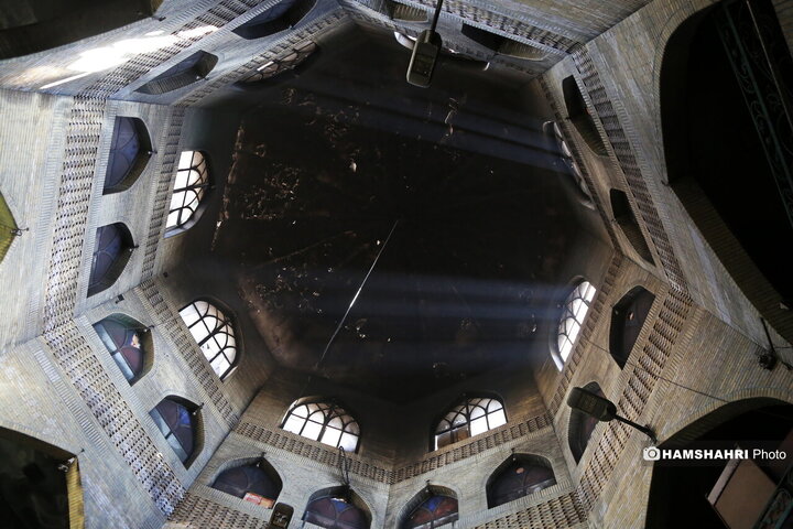 مساجد آتش زده توسط اغتشاشگران در تهرانپارس