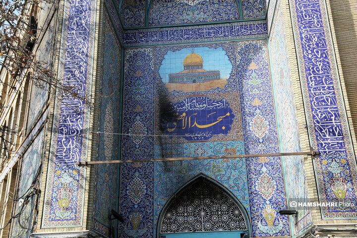 مساجد آتش زده توسط اغتشاشگران در تهرانپارس
