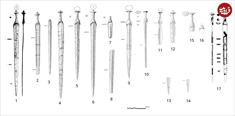 کشف شمشیرهای ۳ هزار ساله در اسپانیا | عکس
