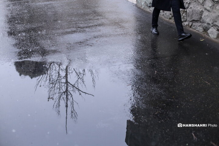 بارش برف در تهران