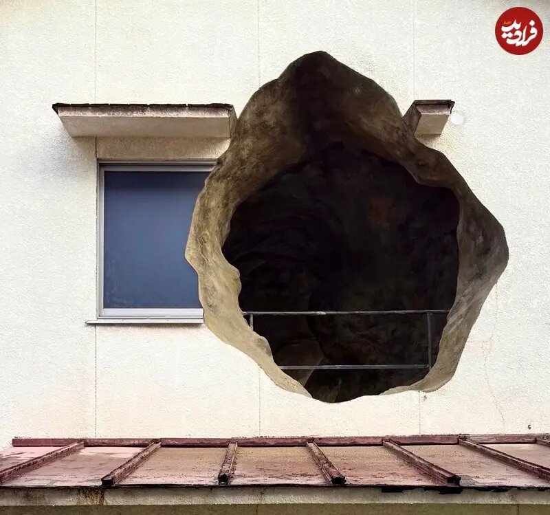 خانه منحصربهفردی که به «غار» تبدیل شده است | تصاویر