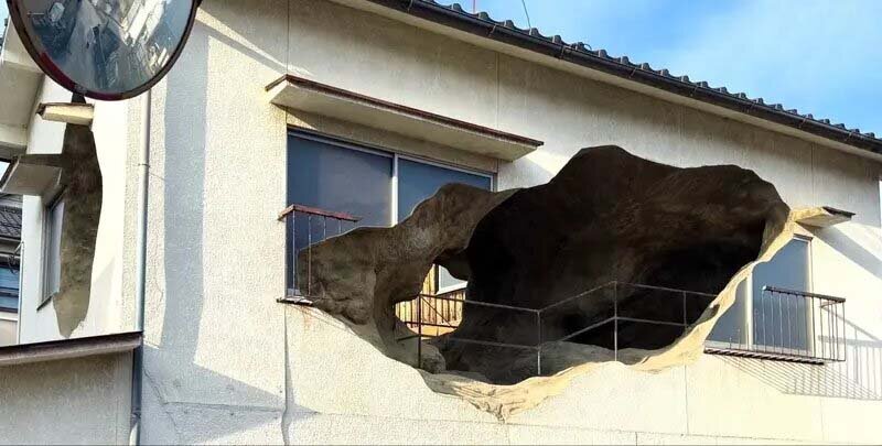 خانه منحصربه‌فردی که به «غار» تبدیل شده است | تصاویر