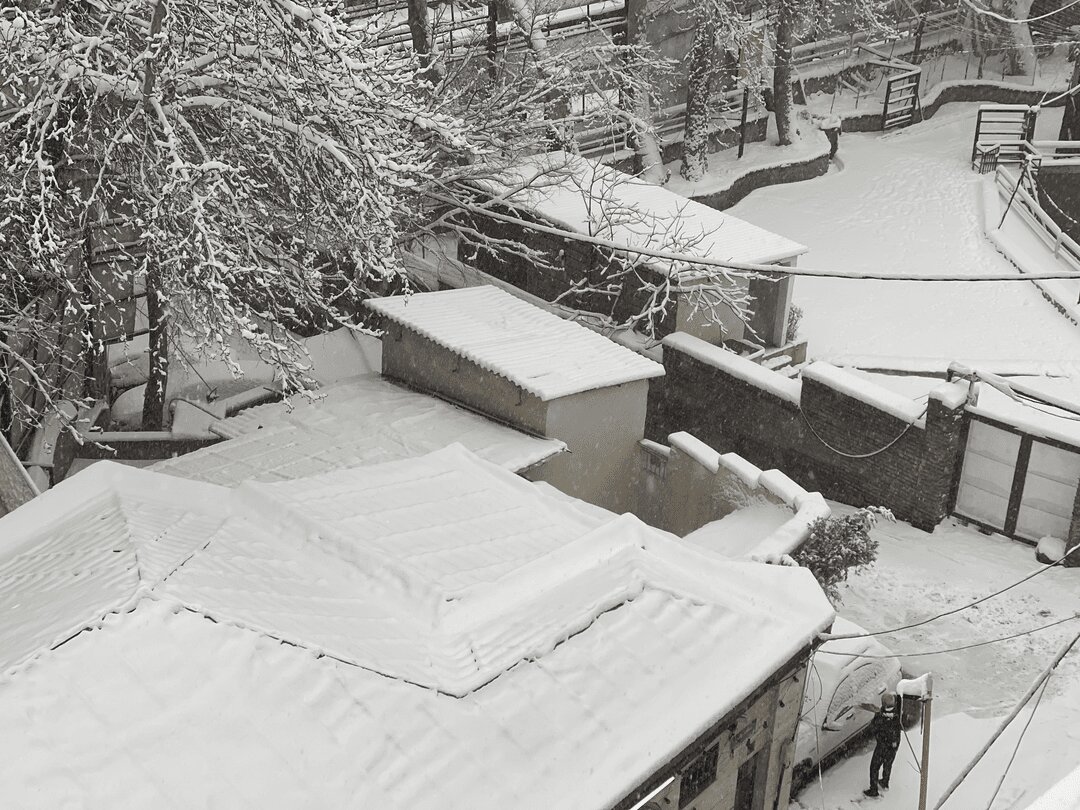 برف ۲۰ سانتی‌متری در تهران+ تصاویر