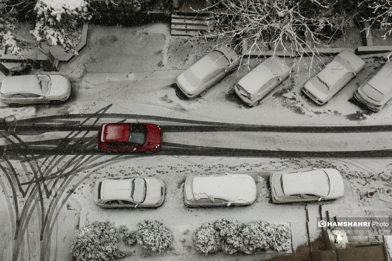 همشهری آنلاین – روز برفی تهران ۲