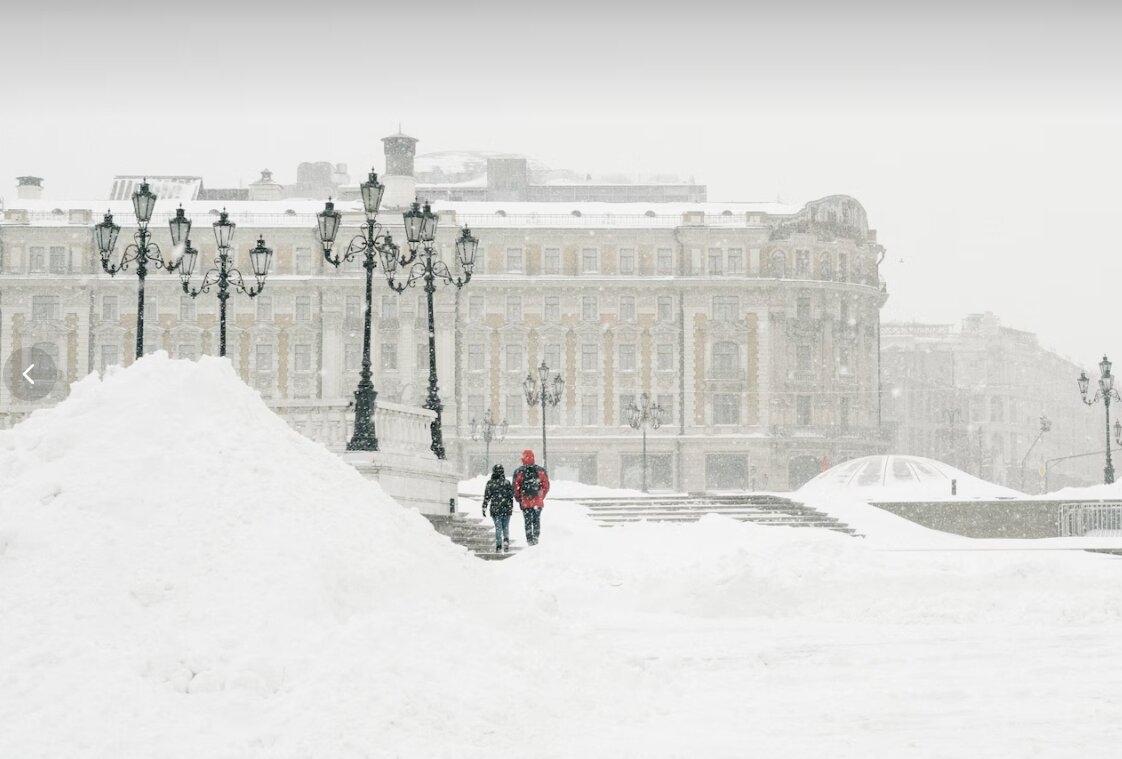 برف روسیه