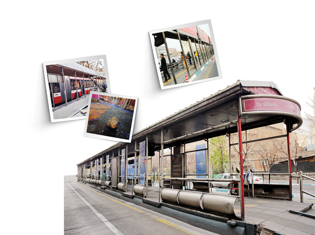 مسافران در سوز و سرما