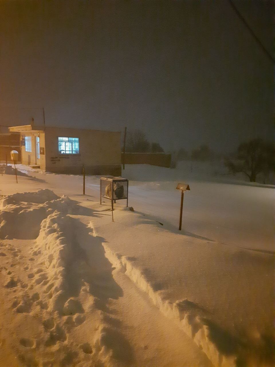 حجم باورنکردنی برف حیاط یک خانه در این شهر را ببینید | تصاویر