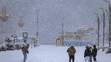 سراسر این استان یخ زد +تصاویر | یخبندان قطبی با ۱.۵متر برف و دمای منفی ۲۷درجه