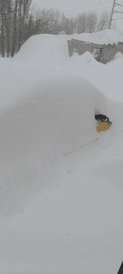 سراسر این استان یخ زد +تصاویر | یخبندان قطبی با ۱.۵متر برف و دمای منفی ۲۷درجه