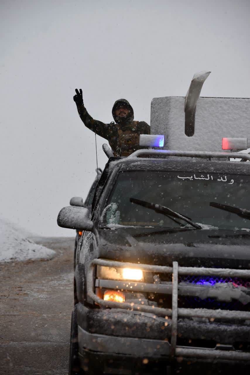 نیروهای حشدالشعبی در مرزهای سوریه در سخت ترین شرایط | تصاویر