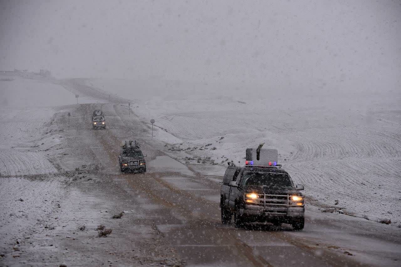 نیروهای حشدالشعبی در مرزهای سوریه در سخت ترین شرایط | تصاویر