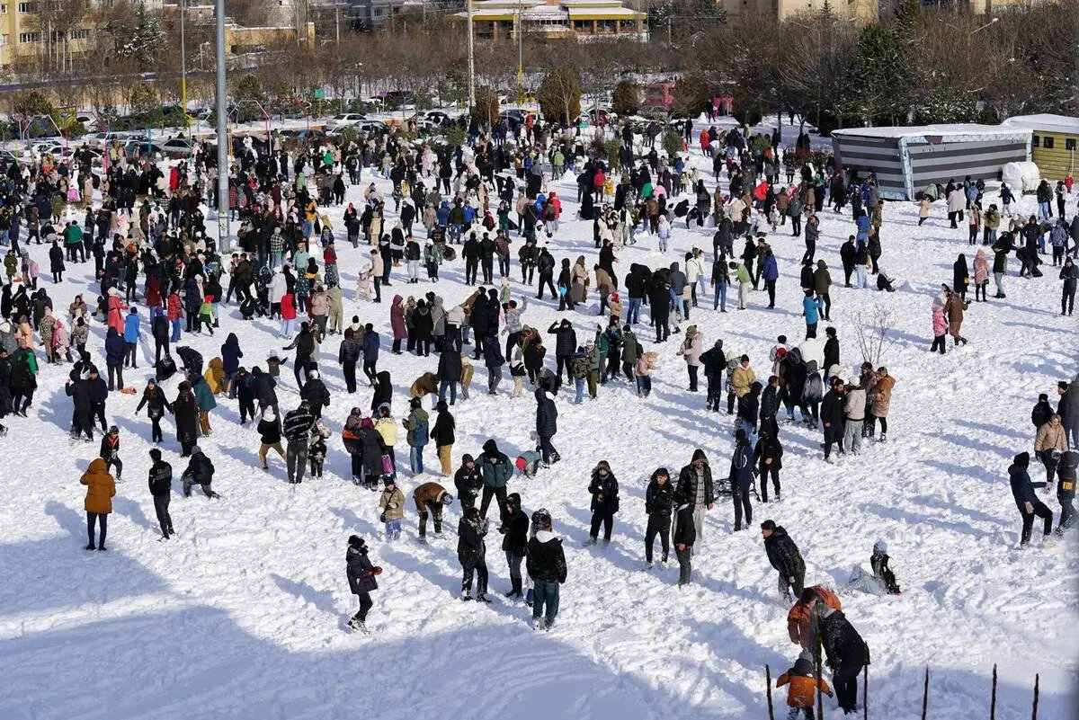 ایران برفی شد
