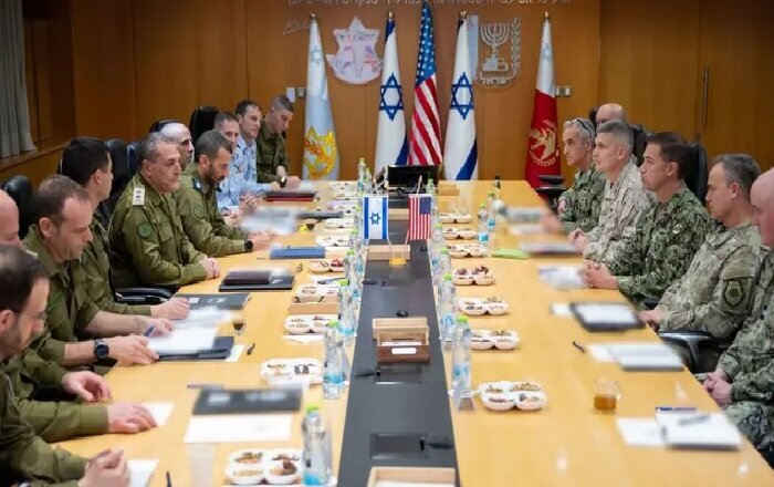دیدار طولانی مدت مقامات ارشد نظامی آمریکا و اسرائیل درباره ایران + عکس | جزئیات نشست اعلام نشده فرمانده سنتکام با رئیس ستاد کل ارتش اسرائیل