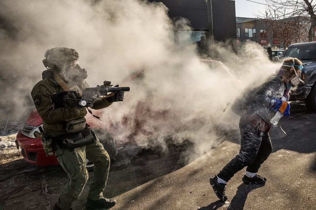 اعتراض در  مینیاپولیس