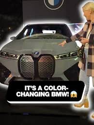 خودرویی که با احساسات شما تغییر رنگ می‌دهد! | اسرار  پنهان در بدنه " BMW " های جدید