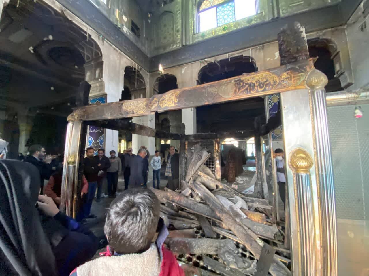 روایتی کمتر شنیده شده از شب آتش سوزی حرم سبز قبا | حرم را با چه موادی آتش زدند؟