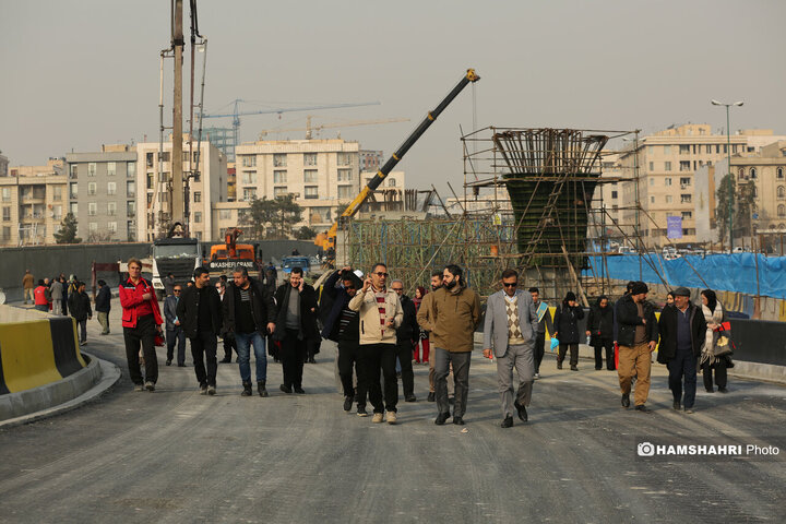 بازدید نخبگان و معتمدین محلات از پروژه های عمرانی منطقه ۵