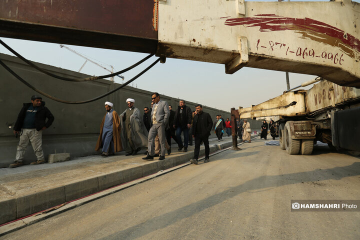 بازدید نخبگان و معتمدین محلات از پروژه های عمرانی منطقه ۵