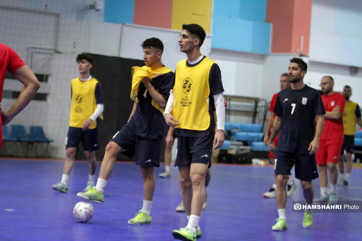 تصاویر اولین تمرین تیم ملی فوتسال ایران در جاکارتا اندونزی