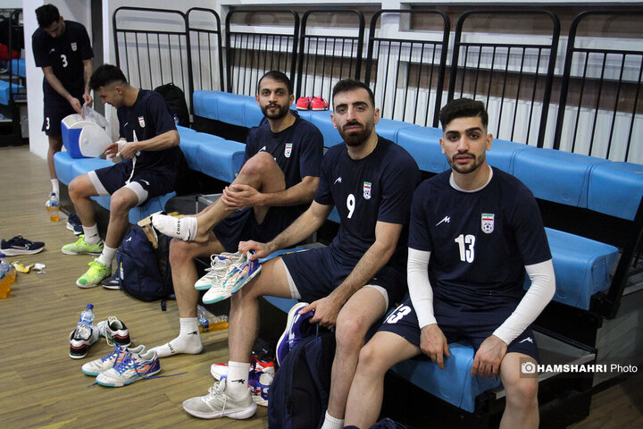 تصاویر اولین تمرین تیم ملی فوتسال ایران در جاکارتا اندونزی