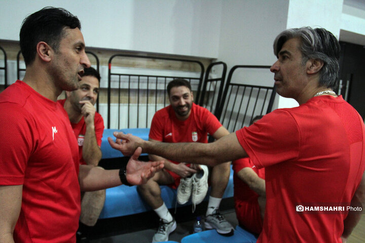 تصاویر اولین تمرین تیم ملی فوتسال ایران در جاکارتا اندونزی