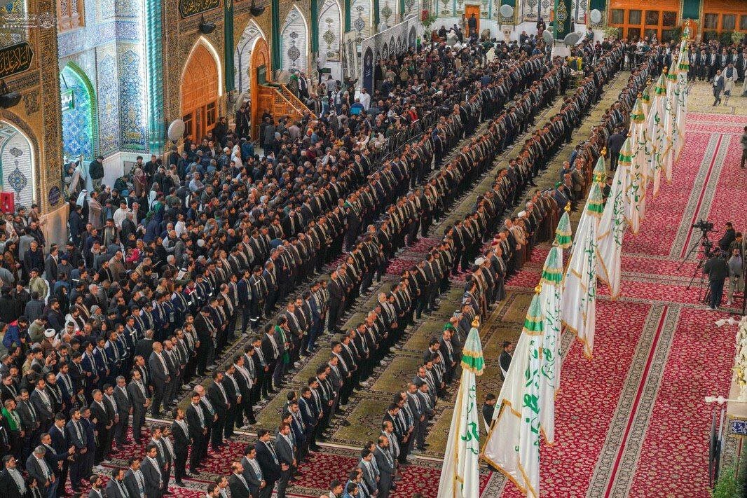 رونمایی از تاج طلایی جدید ضریح امیرالمؤمنین(ع) | تصاویر