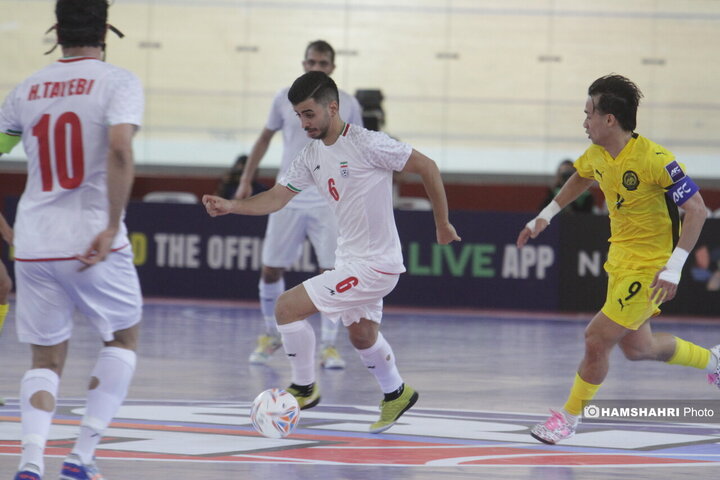 دیدار تیم ملی فوتسال ایران مقابل مالزی