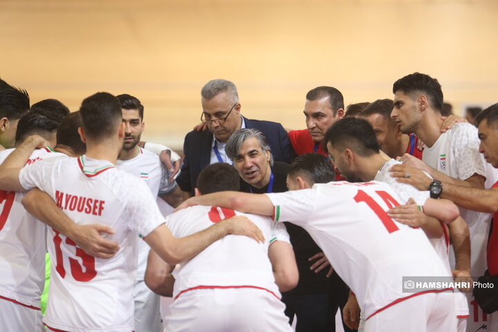 دیدار تیم ملی فوتسال ایران مقابل مالزی