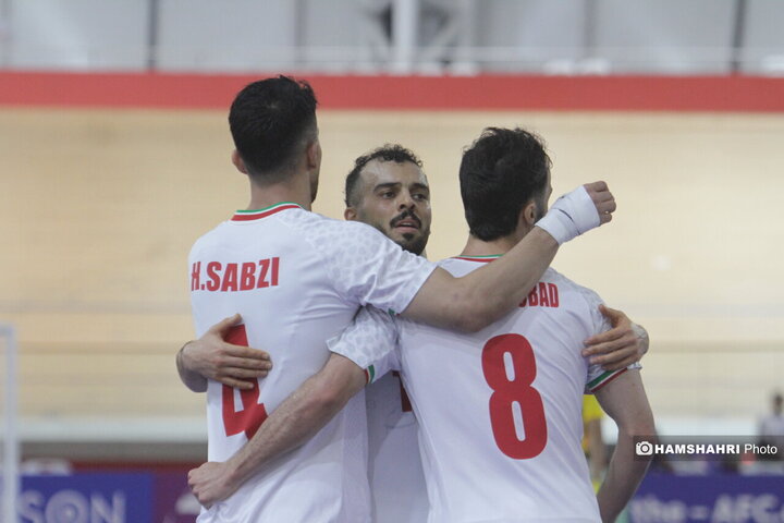دیدار تیم ملی فوتسال ایران مقابل مالزی