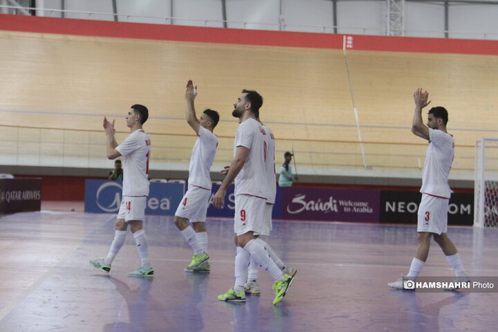 دیدار تیم ملی فوتسال ایران مقابل مالزی