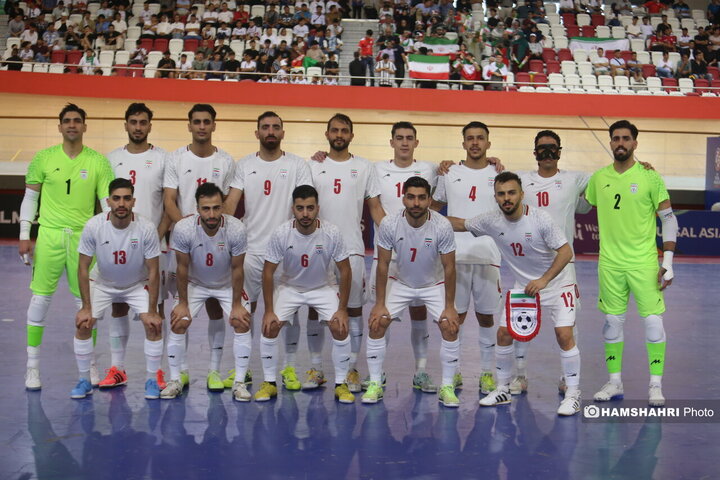 دیدار تیم ملی فوتسال ایران مقابل مالزی