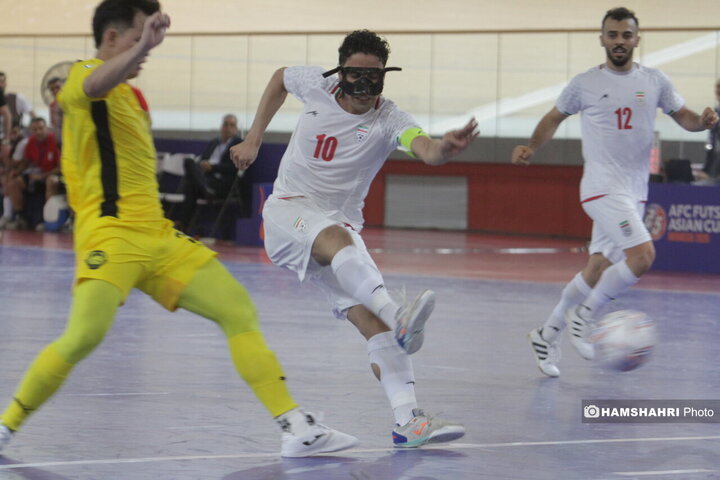 دیدار تیم ملی فوتسال ایران مقابل مالزی