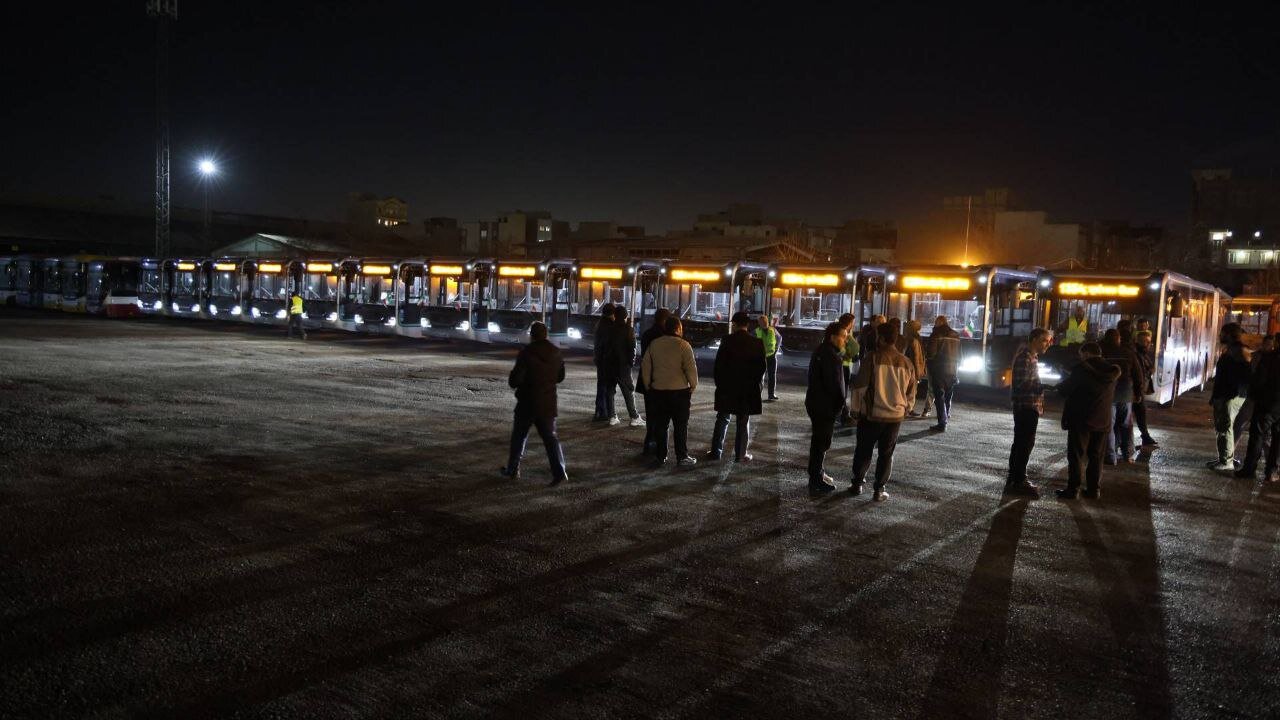 ورود اتوبوس های جدید