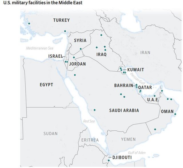 گزارش آمریکایی‌ها از بُرد موشک‌های ایران و تعدادشان | ۴۰ هزار سرباز آمریکایی در تیررس هستند | نیروی موشکی ایران کشنده است