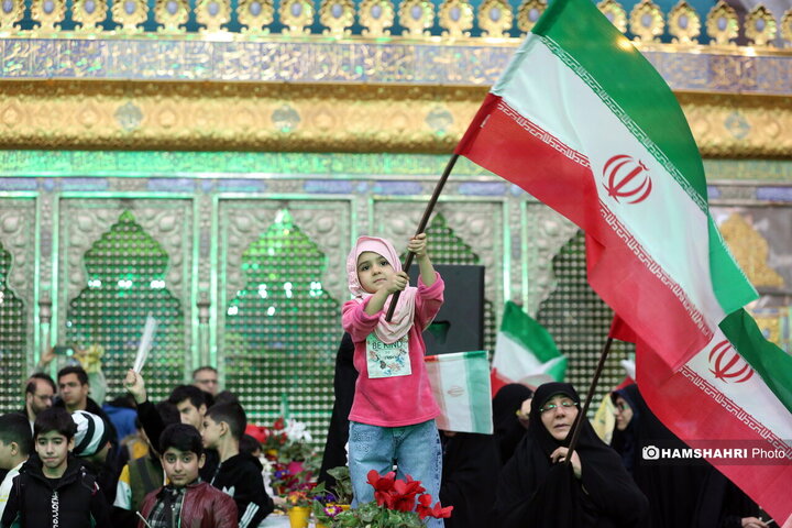 گردهمایی نوجوانان آرمانی لشکر قدس در مرقد امام (ره)