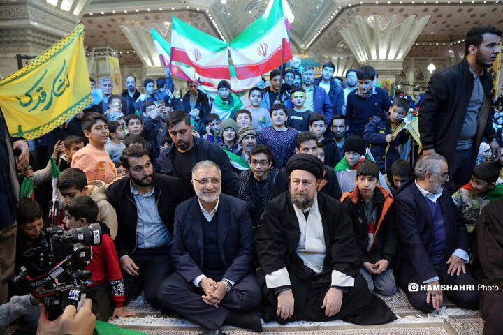 گردهمایی نوجوانان آرمانی لشکر قدس در مرقد امام (ره)