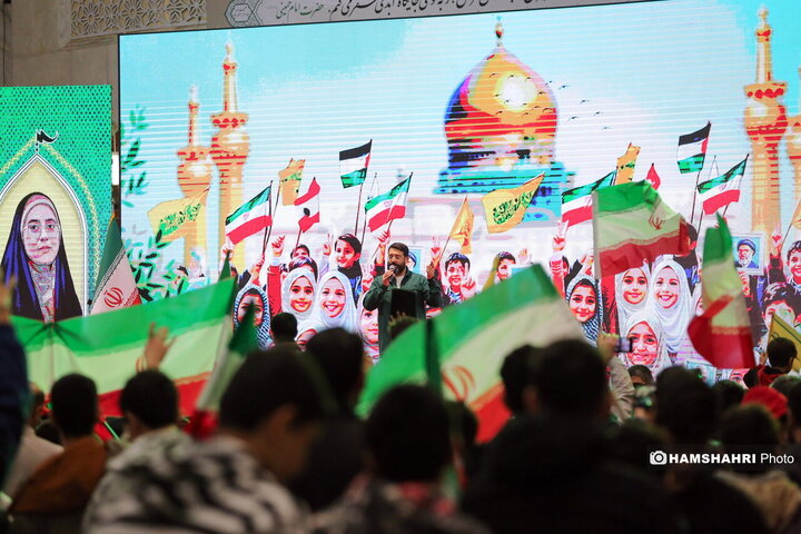 گردهمایی نوجوانان آرمانی لشکر قدس در مرقد امام (ره)