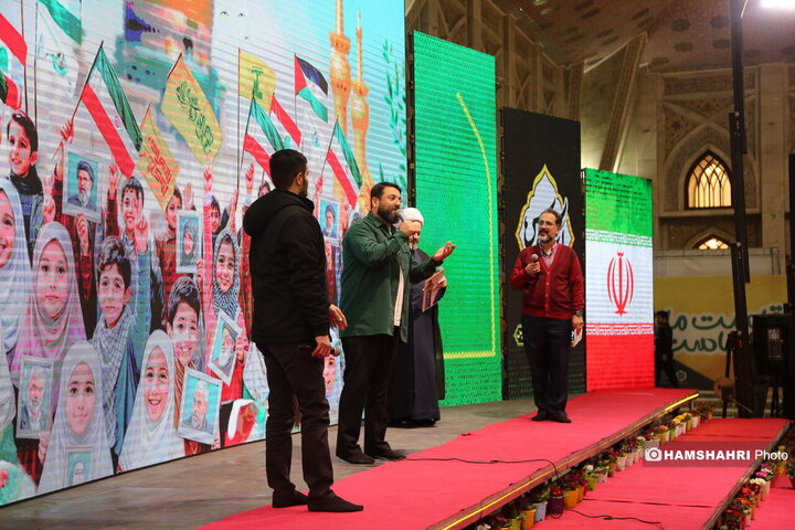 گردهمایی نوجوانان آرمانی لشکر قدس در مرقد امام (ره)