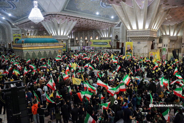 گردهمایی نوجوانان آرمانی لشکر قدس در مرقد امام (ره)