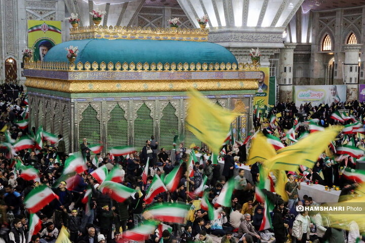 گردهمایی نوجوانان آرمانی لشکر قدس در مرقد امام (ره)