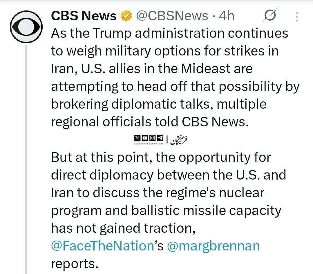 ادعای رسانه آمریکایی: گفتگوی مستقیم بین ایران و آمریکا به نتیجه نرسید