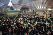 گردهمایی ۱۵ هزار نفری نوجوانان آرمانی لشکر قدس در  حرم مطهر امام خمینی (ره