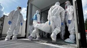 تبادل پیکر اجساد میان روسیه و اوکراین | تصاویر