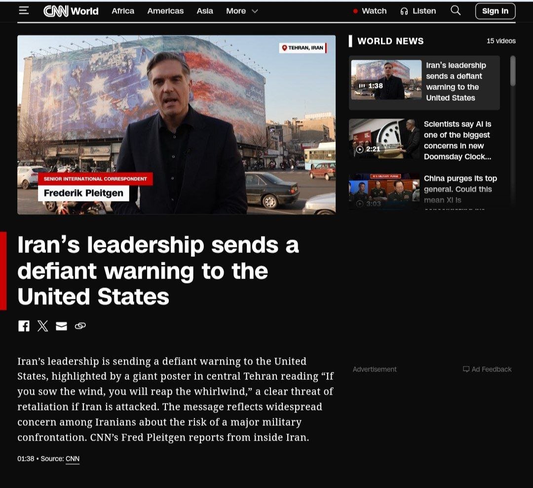 اگر باد بکاری؛ توفان درو می‌کنی!