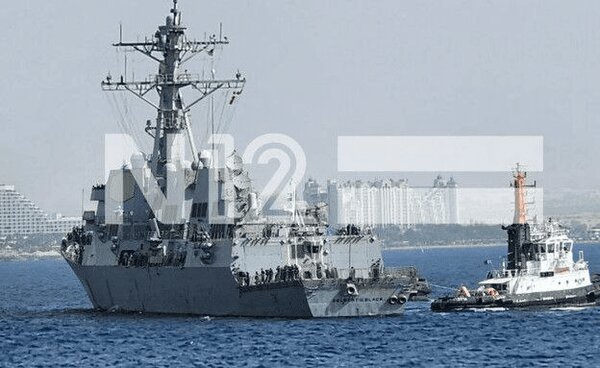 فوری؛ ناوشکن آمریکایی سواحل اسرائیل را ترک کرد + جزئیات