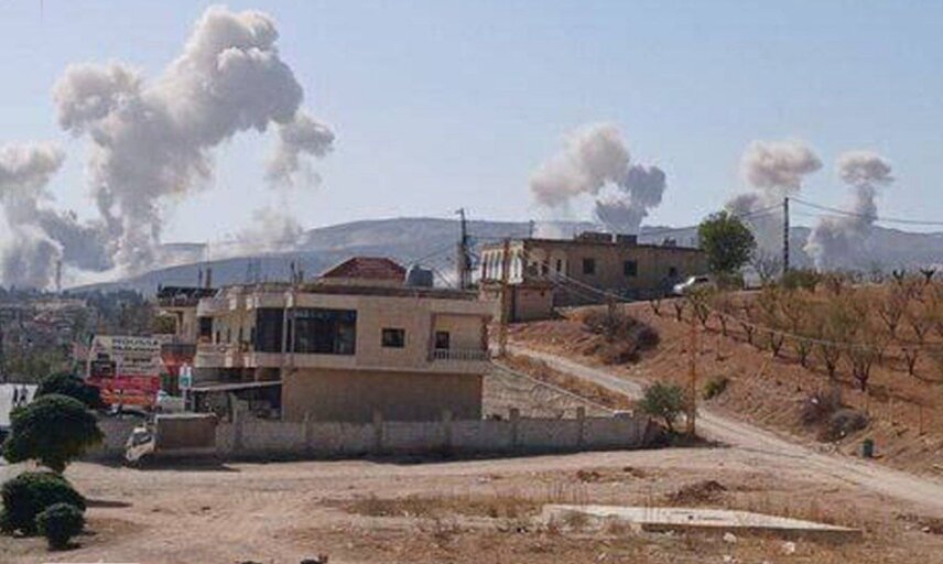 حمله پهپادی به یک خودرو  | اولین تصاویر از محل حمله پهپادی اسرائیل