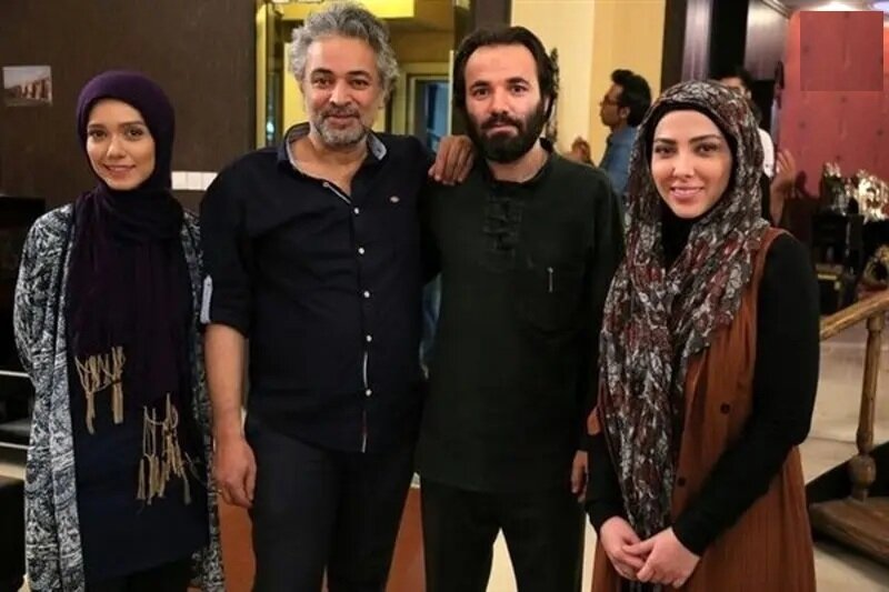 حسن جوهرچی در پشتصحنۀ آخرین سریالش در کنار لیلا اوتادی | عکس