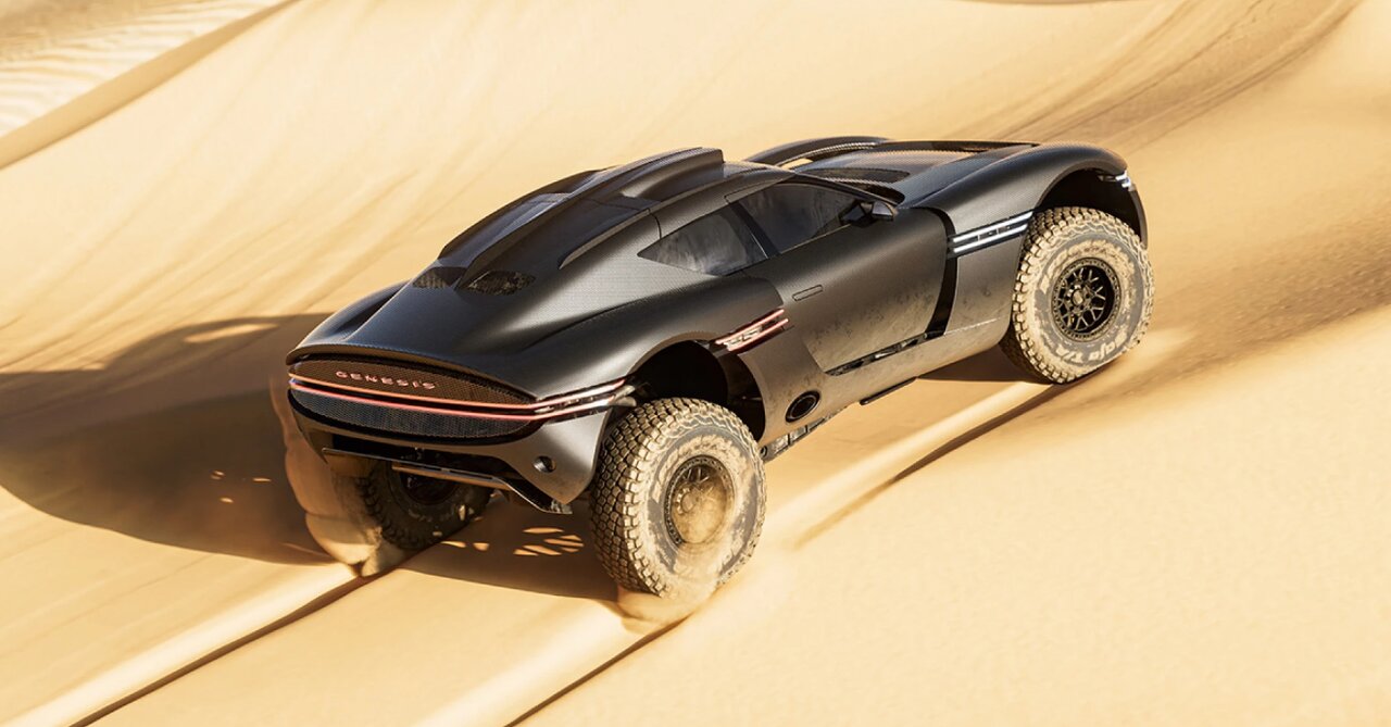 هیولای بیابان | کانسپت جسورانه هیوندای جنسیس با الهام از رالی داکار